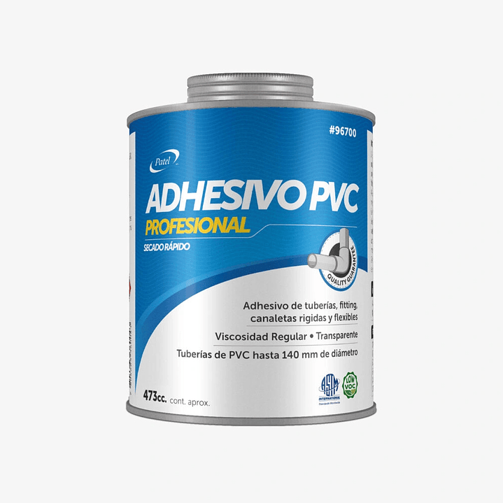 Adhesivo PVC Patel Regular - 473cc 1