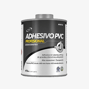 Adhesivo PVC Grandes Diámetros Patel - 473cc