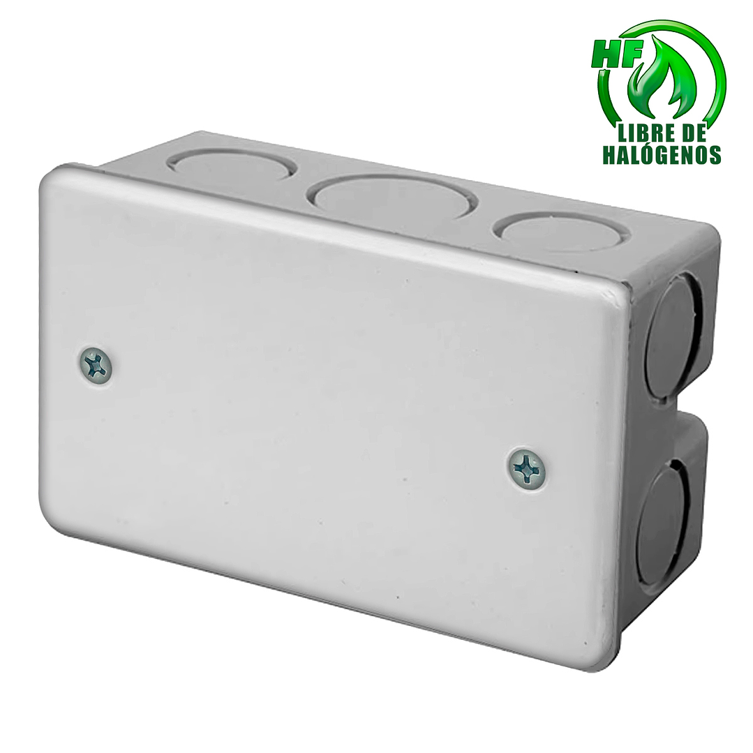 CAJA CORRIENTE DEBIL CON TAPA LIBRE HALÓGENOS 160X100 1
