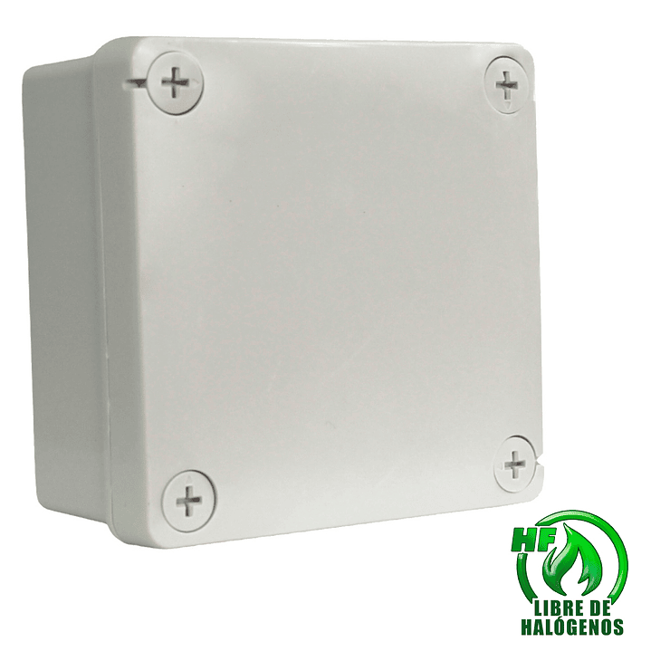 CAJA ESTANCA LIBRE DE HALÓGENOS 100X100X40 LISA 1
