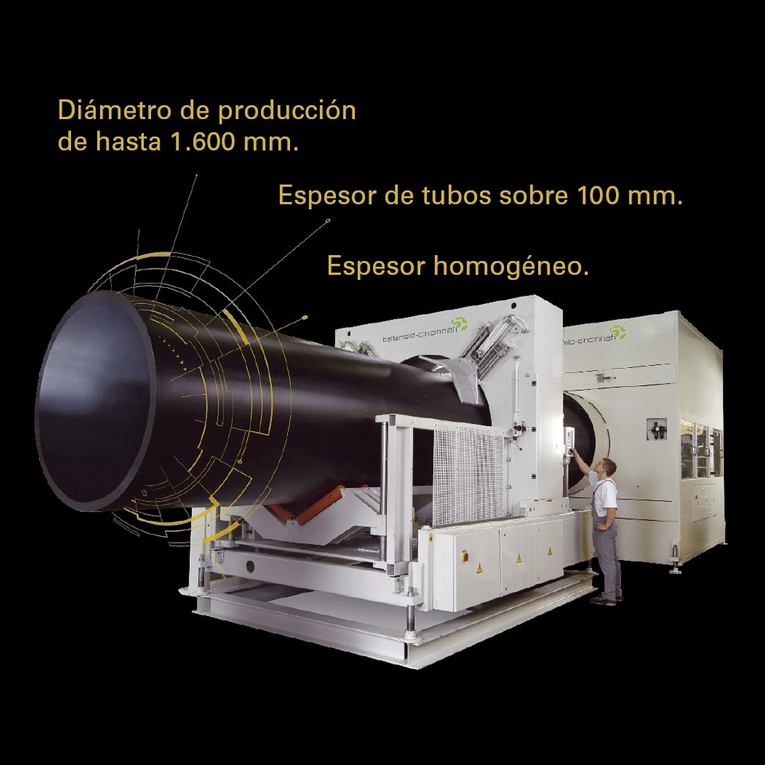 Tubería Big Pipe - Sobre 100mm de espesor 1