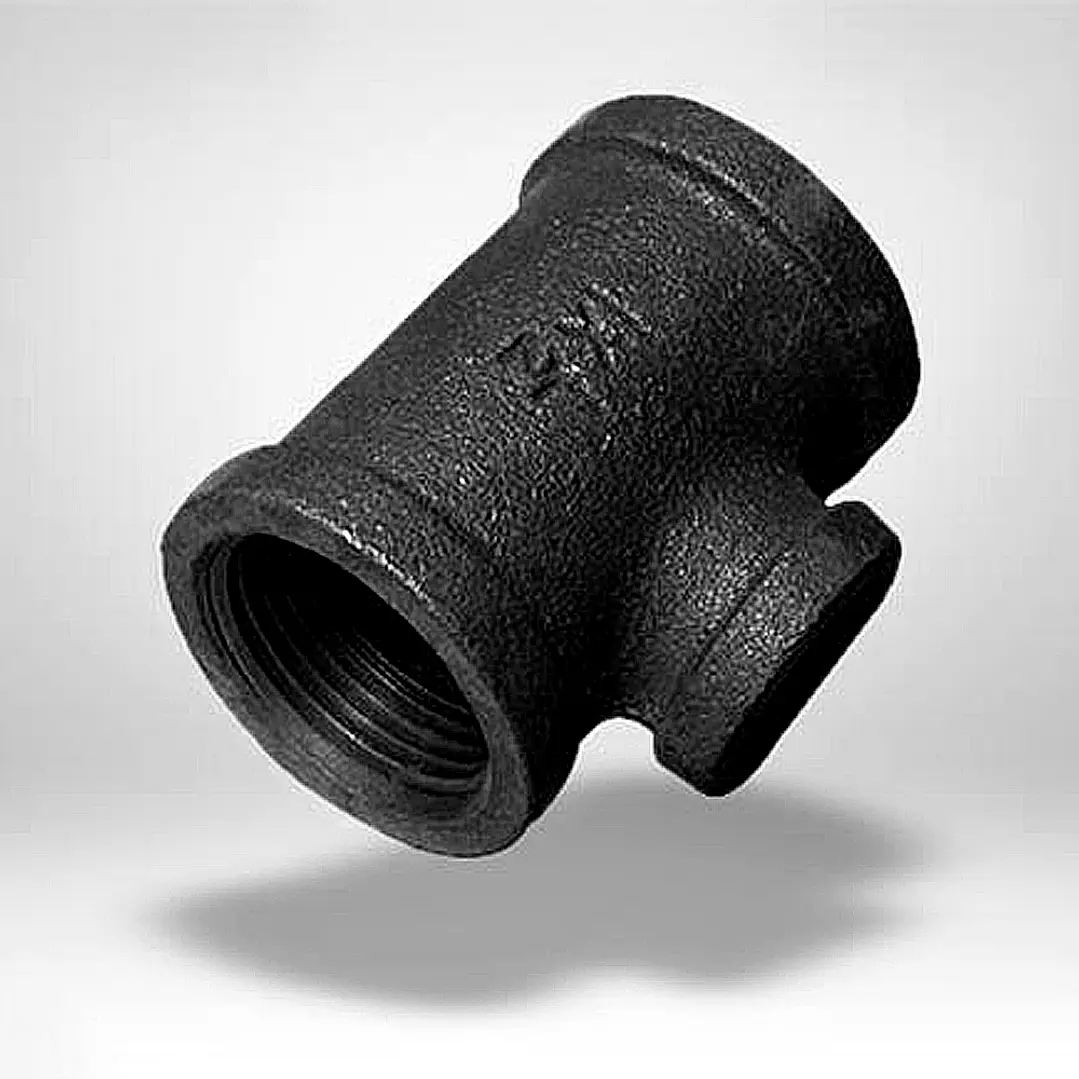 TEE Reducción Negra - 150Lbs - H/NPT 1