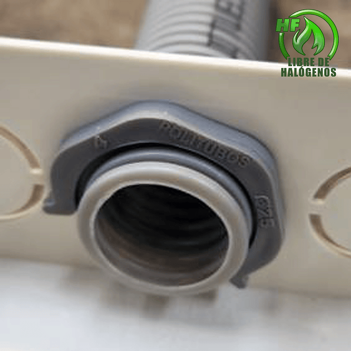 SALIDA CAJA TIPO ARANDELA PARA TUBERÍA CORRUGADA 1