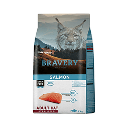 Bravery Salmón - Gatos esterilizados 