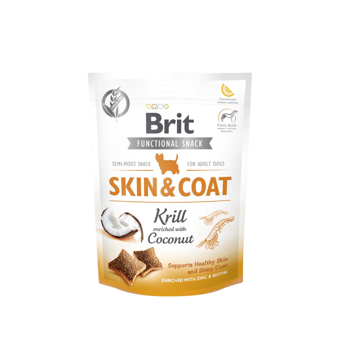 Brit Functional Snack Skin & Coat Krill