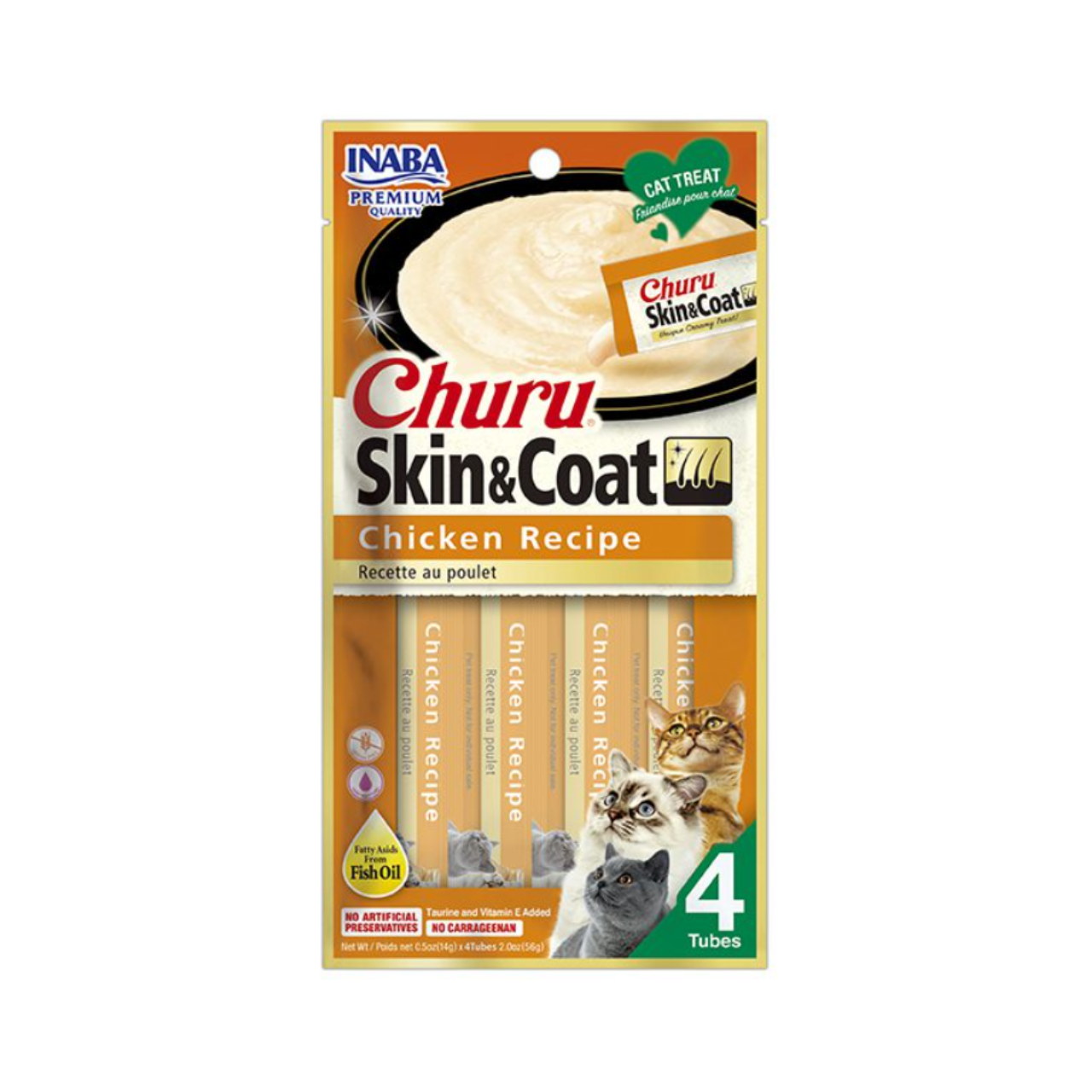 Churu Skin & Coat Pollo Con Ostion Gato 56 g