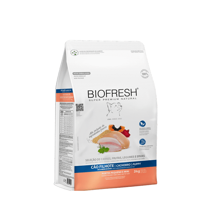 Biofresh cachorros raza pequeñas y mini 3 kg 1