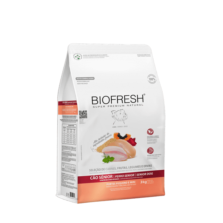 Biofresh senior raza pequeñas y mini 3 kg 1