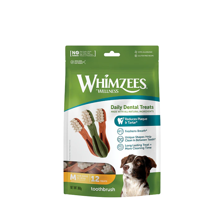 Whimzees Toothbrush M - 12 Unidades 1