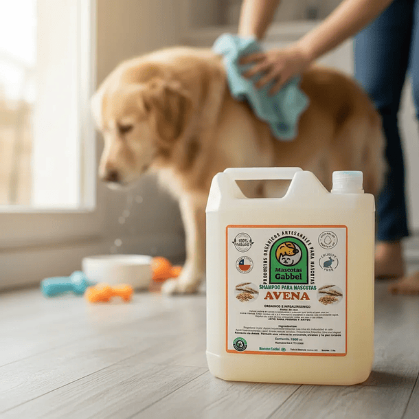 Shampoo de Avena - Hipoalergénico y Orgánico - Formato Bidon 5 Litros