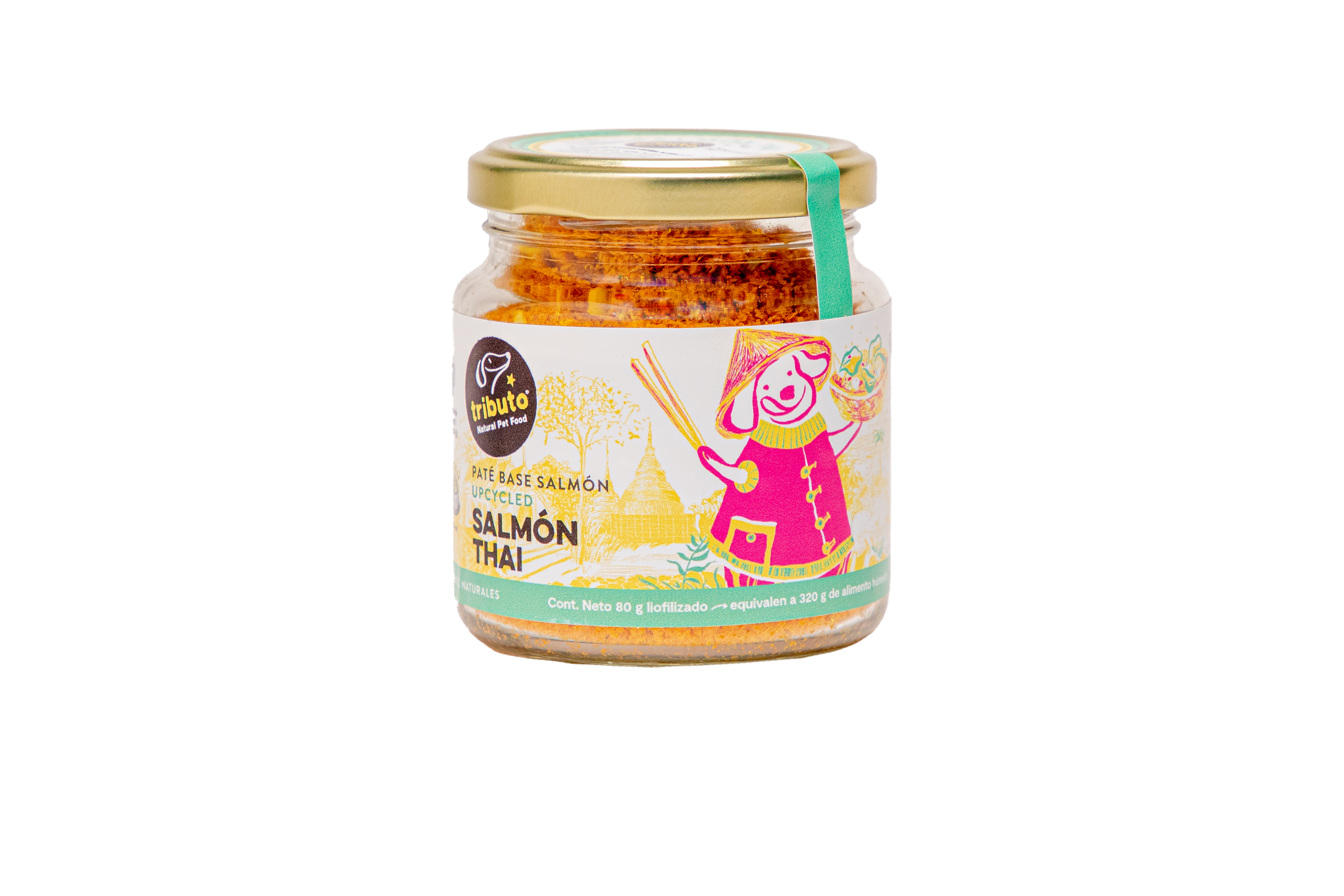 Salmón Thai Pate Frasco 80 gr