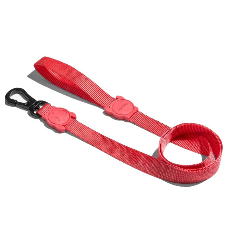 ZEEDOG COLLAR MEDIUM NEON CORAL
