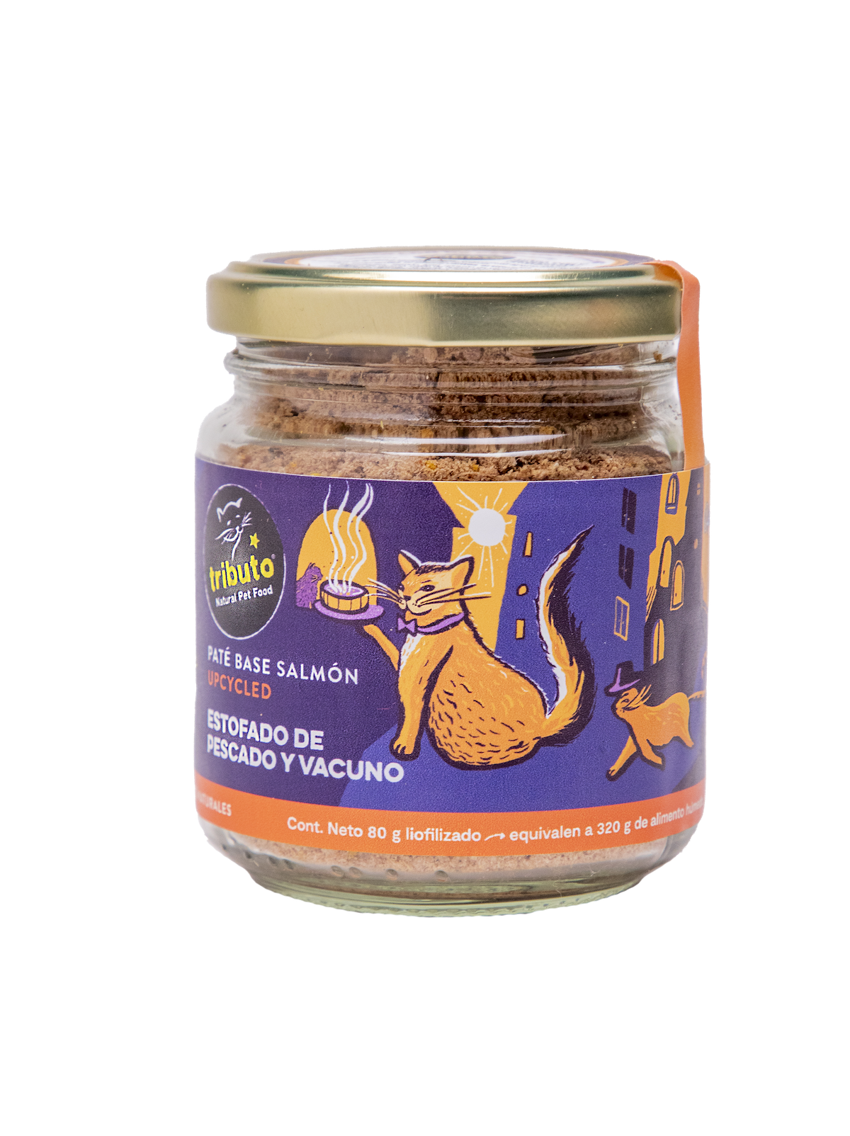 Pate Frasco Pescado y Vacuno 80 gr