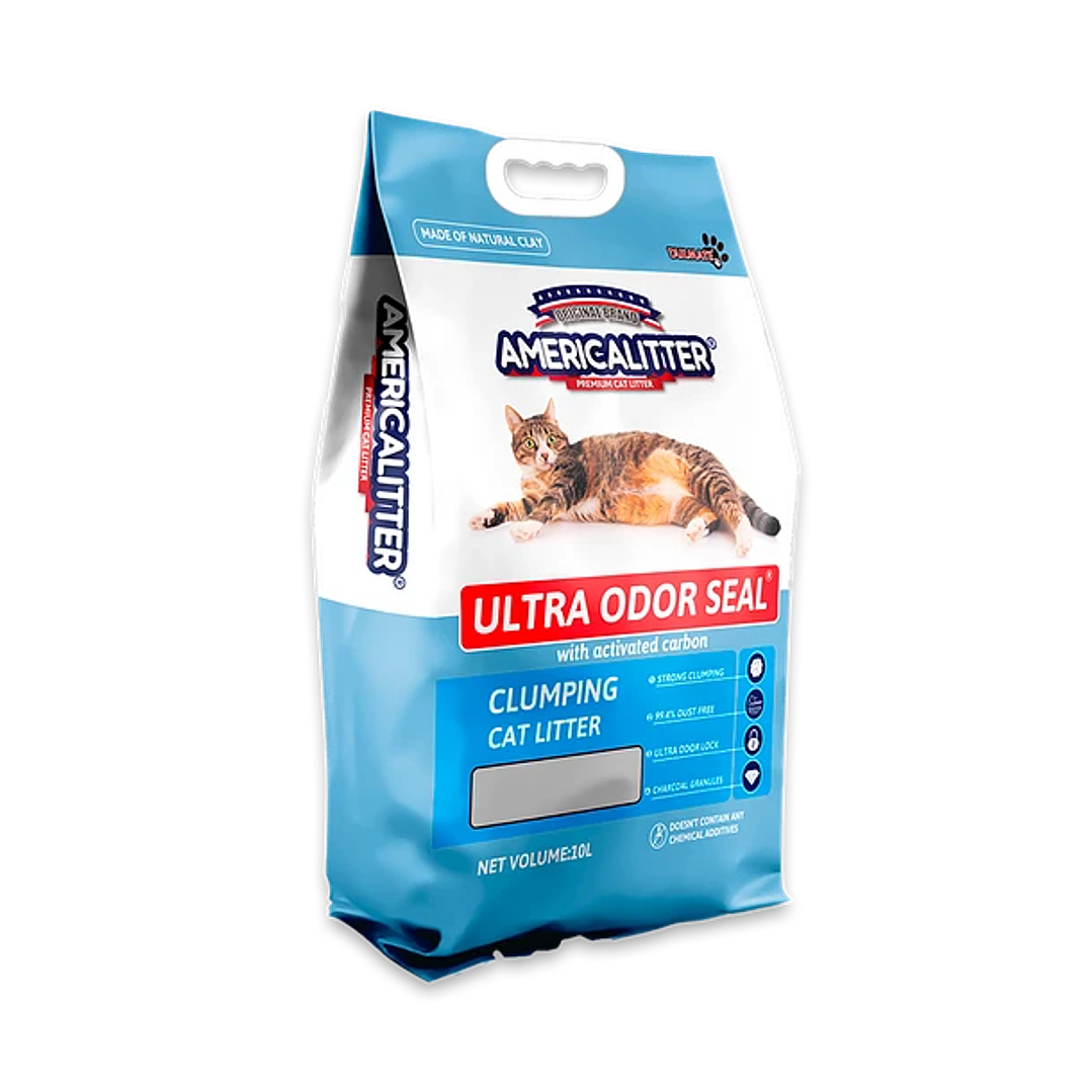 Arena Sanitaria America Litter Ultra Odor Seal 7kg y 15kg 1