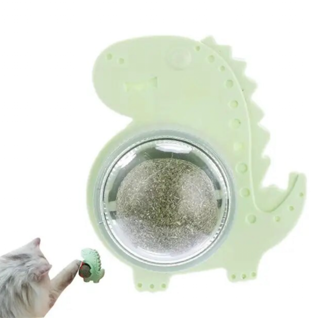 Bola de Hierba Gatera Giratoria para Gatos  3