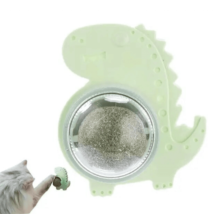 Bola de Hierba Gatera Giratoria para Gatos  3