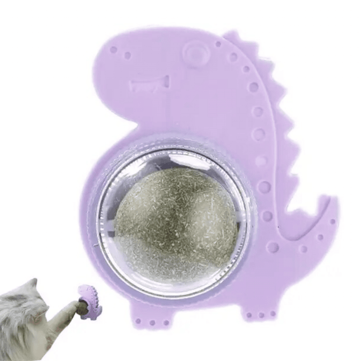 Bola de Hierba Gatera Giratoria para Gatos  1