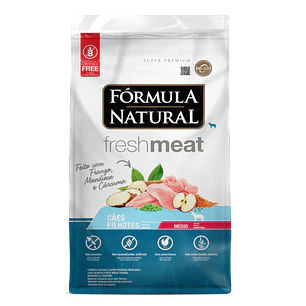Fórmula Natural Fresh Meat Perros Cachorros Porte Mediano 
