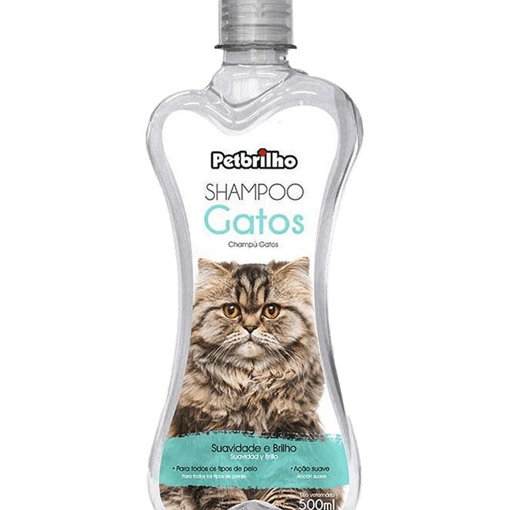 SHAMPOO PARA GATOS 500 ML PETBRILHO 1