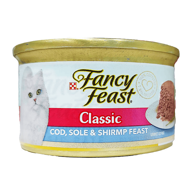 Fancy Feast Classic – Cod, Solo & Shirmp Feast 85g