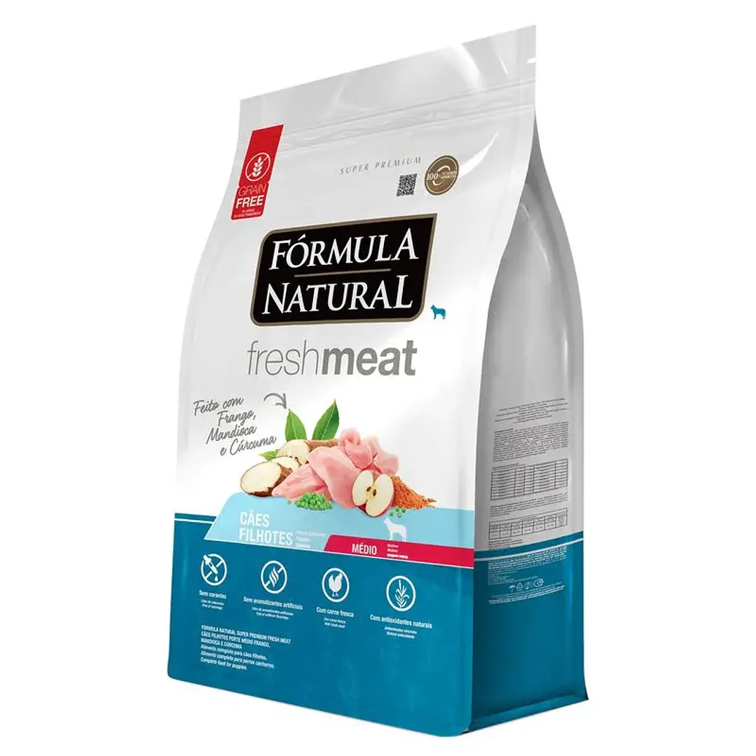 Fórmula Natural Fresh Meat Perros Cachorros Porte Mediano  4