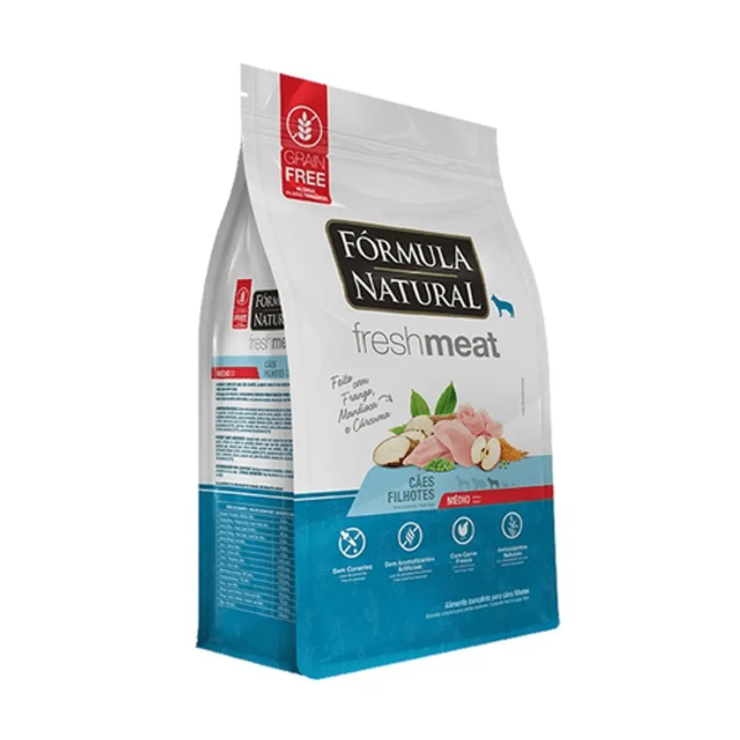 Fórmula Natural Fresh Meat Perros Cachorros Porte Mediano  5