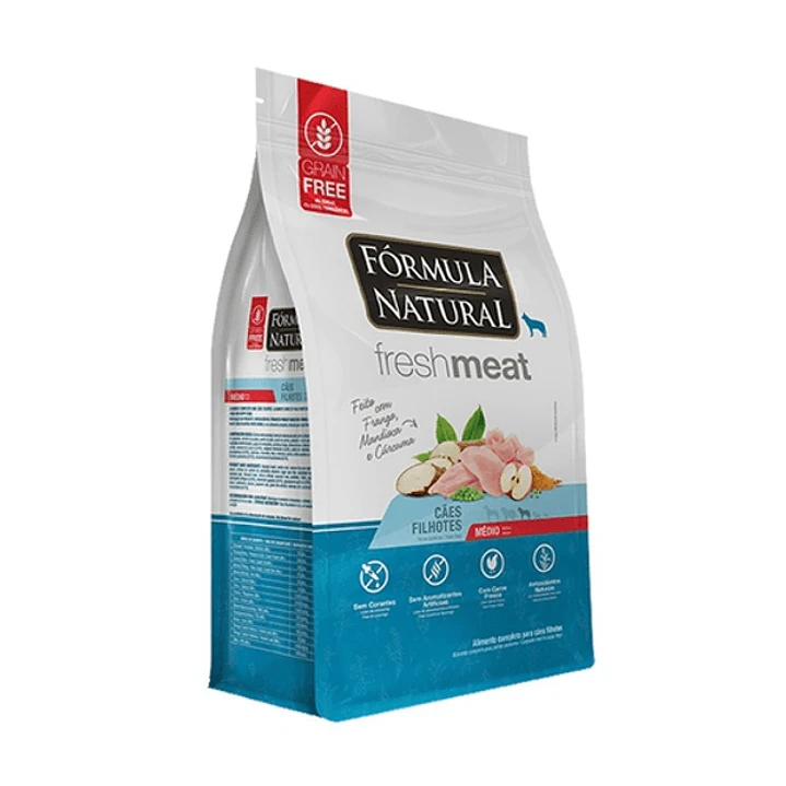 Fórmula Natural Fresh Meat Perros Cachorros Porte Mediano  5