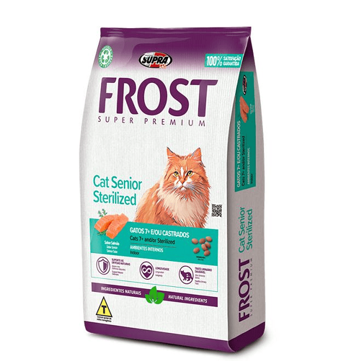 NEW FROST CAT SENIOR STERILIZED 1.5K 1