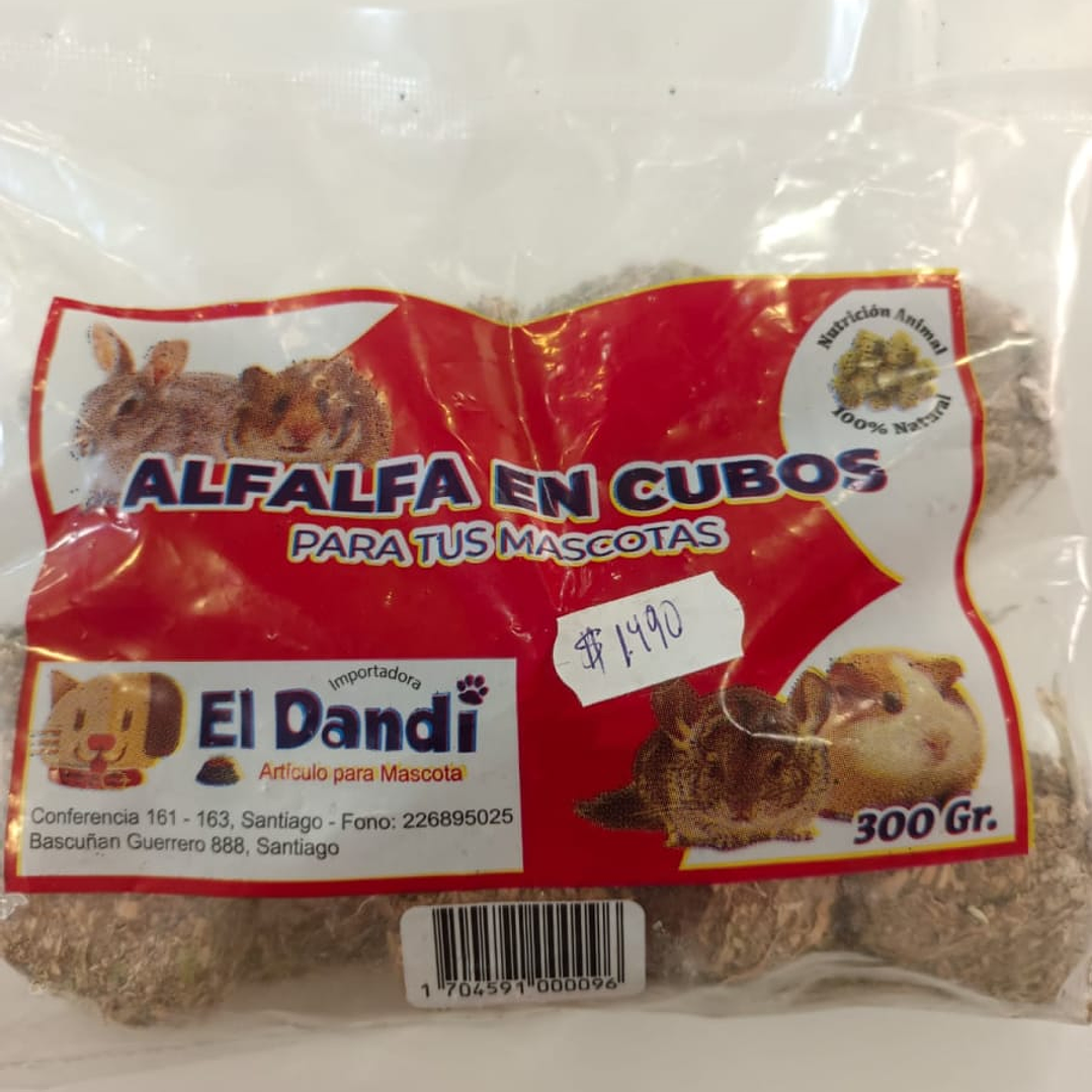 ALFALFA EN CUBOS 300 GR 1