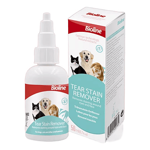 Bioline Quitamanchas De Lágrimas Para Perro Gato Conejo 50ml