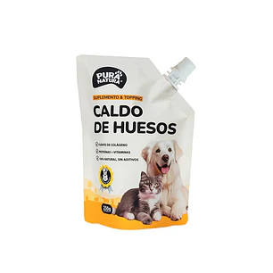 Pura Natura Caldo de Huesos Para Gatos y Perros 250 gr