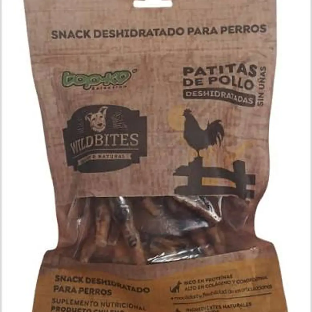 Top-K9 Wild Bites Patitas de Pollo - 60 g 1