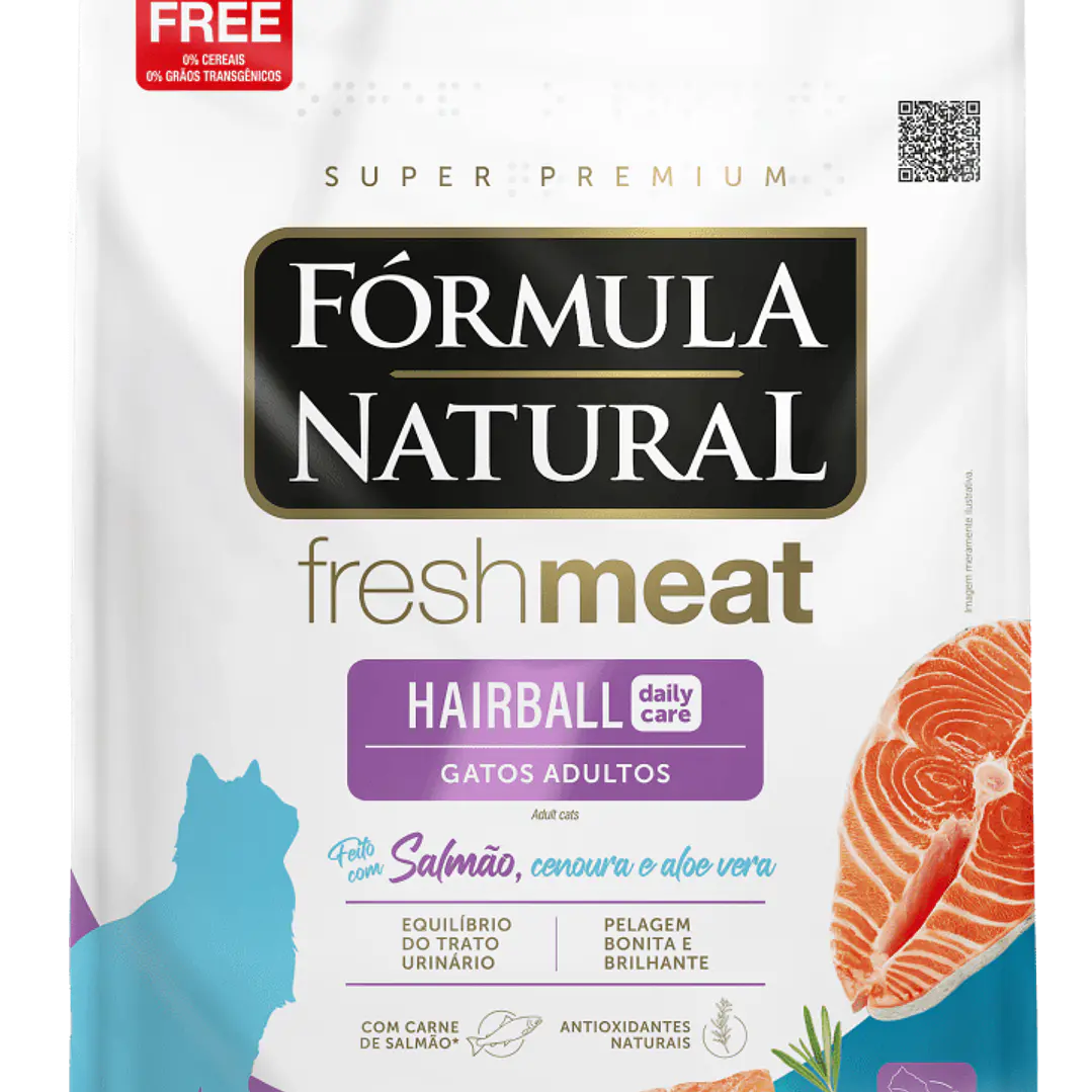 Formula Natural Gato Salmon Control Pelo 1kg 1