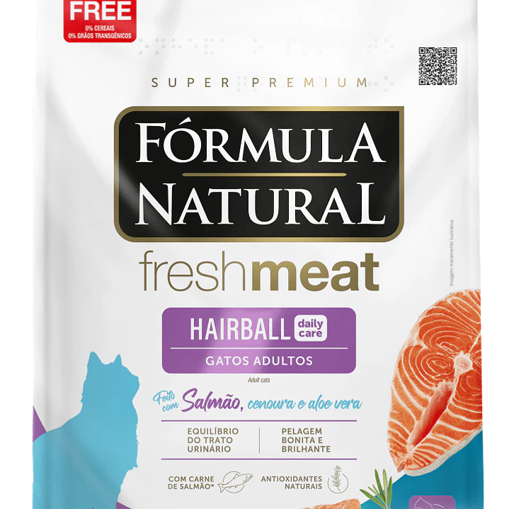 Formula Natural Gato Salmon Control Pelo 1kg 1