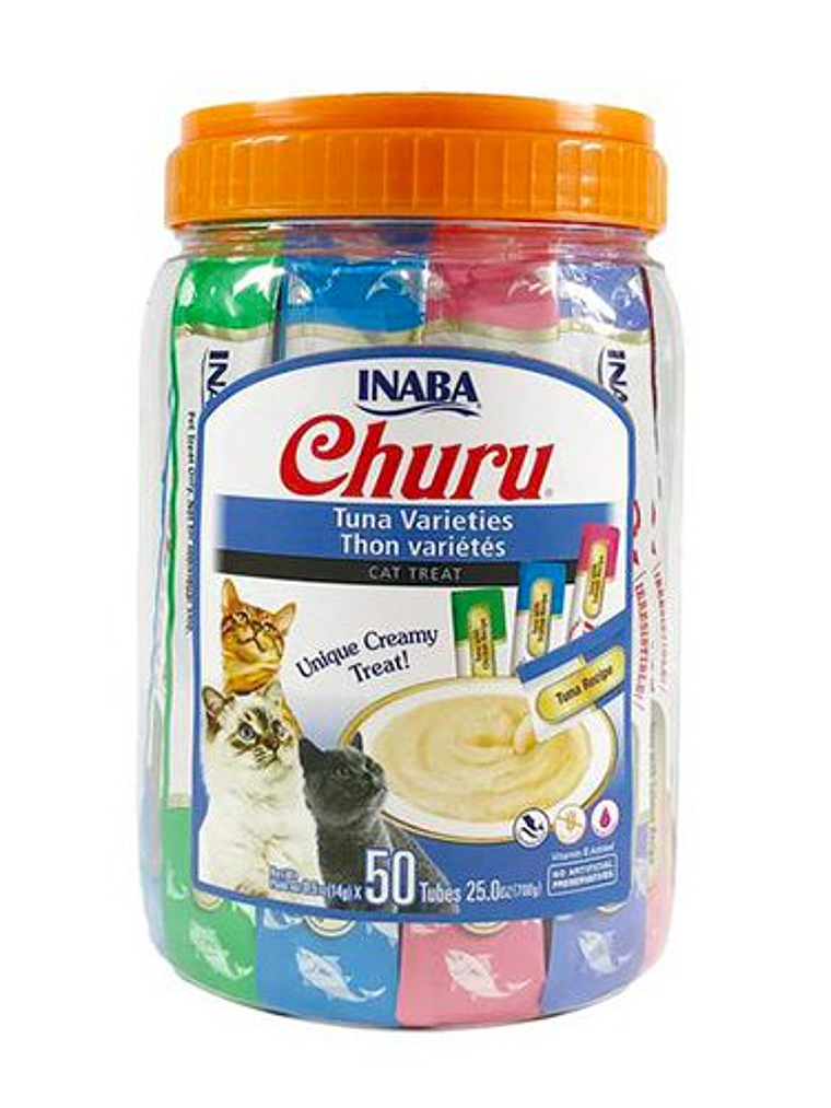 Churu Variedades Atún Pote 50 Unidades 1