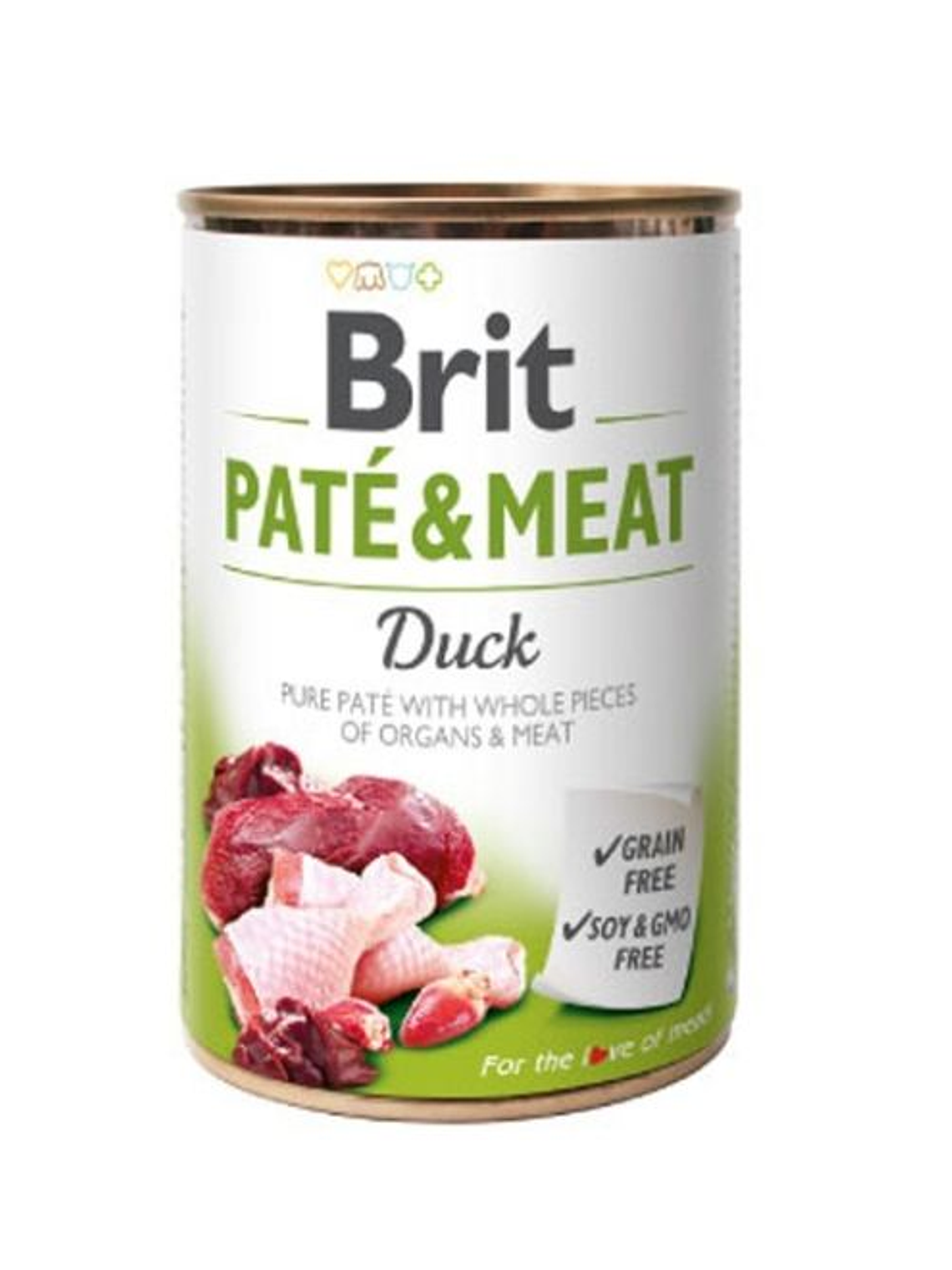 Brit Care Paté and Meat Duck  Lata 400 GR 1