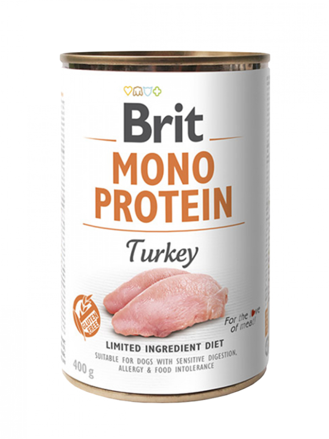Brit Care Mono Protein Turkey Lata 400 GR 1