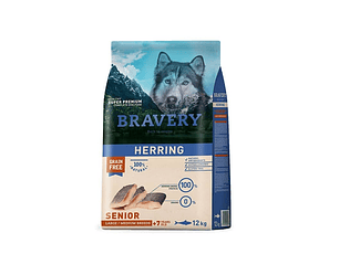 Bravery Herring Senior Medium/Large Breeds 12 Kilos