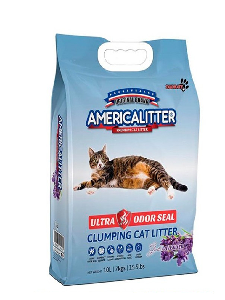 America Litter Ultra Odor Seal Lavanda 15 kilos 1