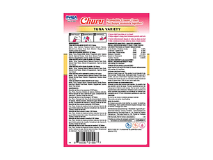 Churu Snack Gato variedades Atún, Box 60 Tubitos.