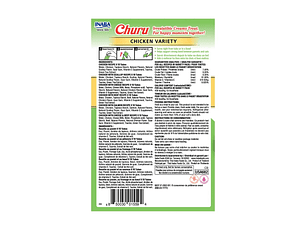 Churu Snack Gato variedades Pollo, Box 60 Tubitos.