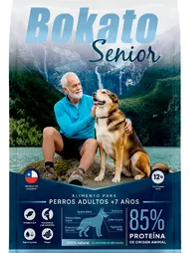 Bokato Senior Super Premium 12 kilos: Nutrición Avanzada  1