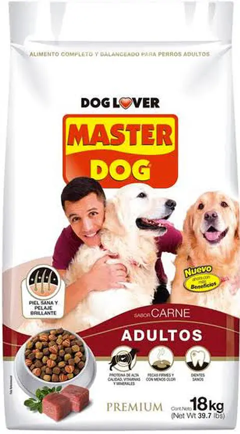 Masterdog adulto carne 18kg