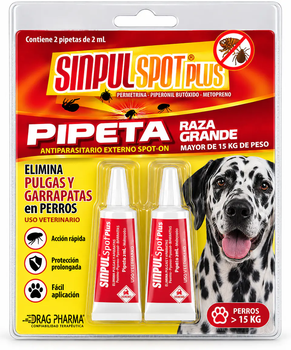 PIPETA SINPUL SPOT PLUS RAZAS GRANDES 1