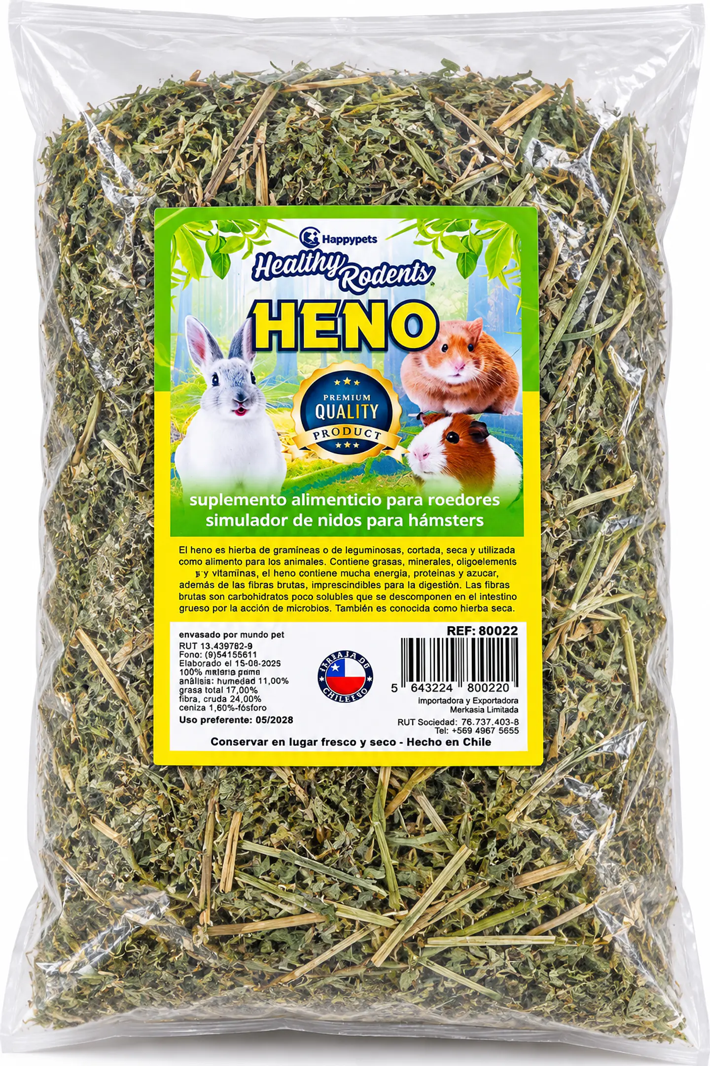 Heno de alfalfa 1kg 1