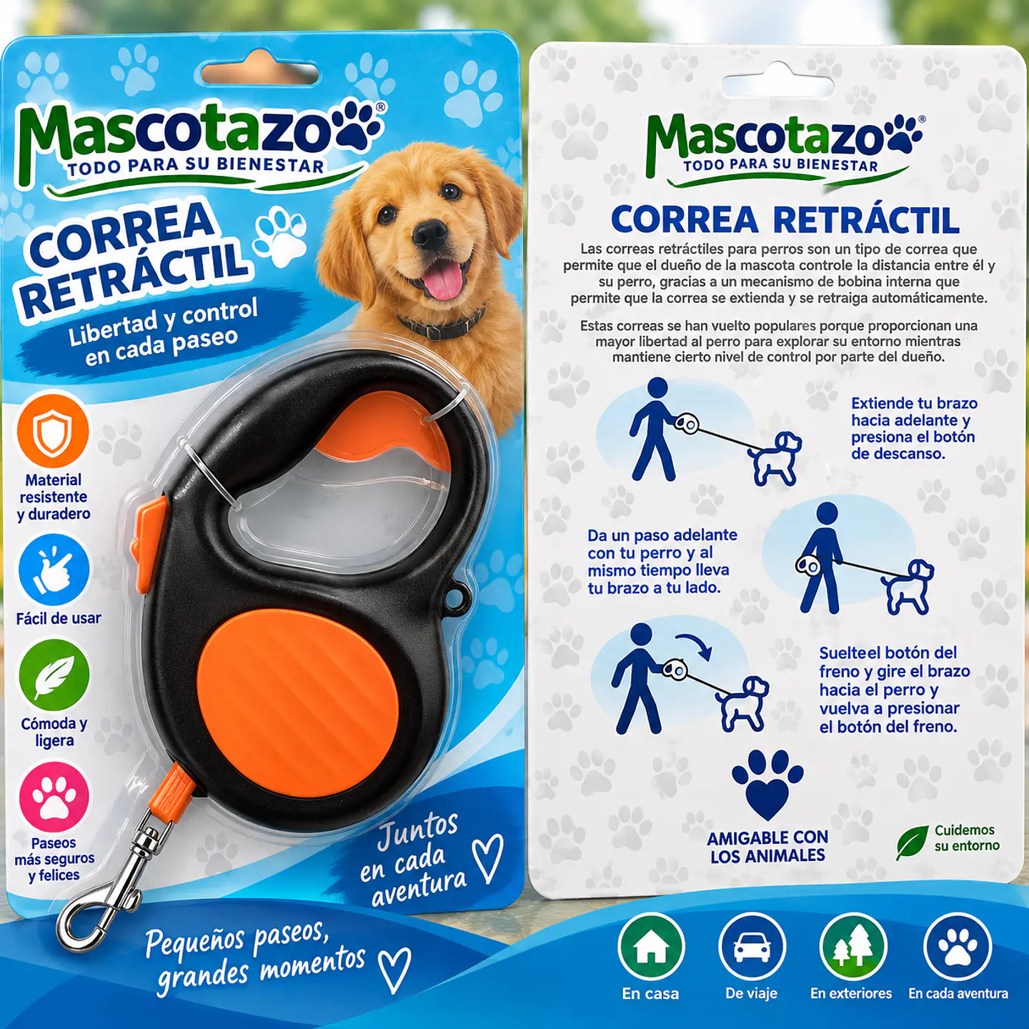 Correa retractil 3m 1