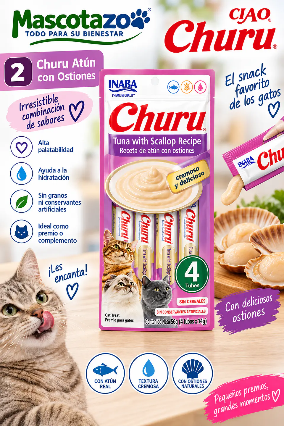 Churu atun ostiones 1