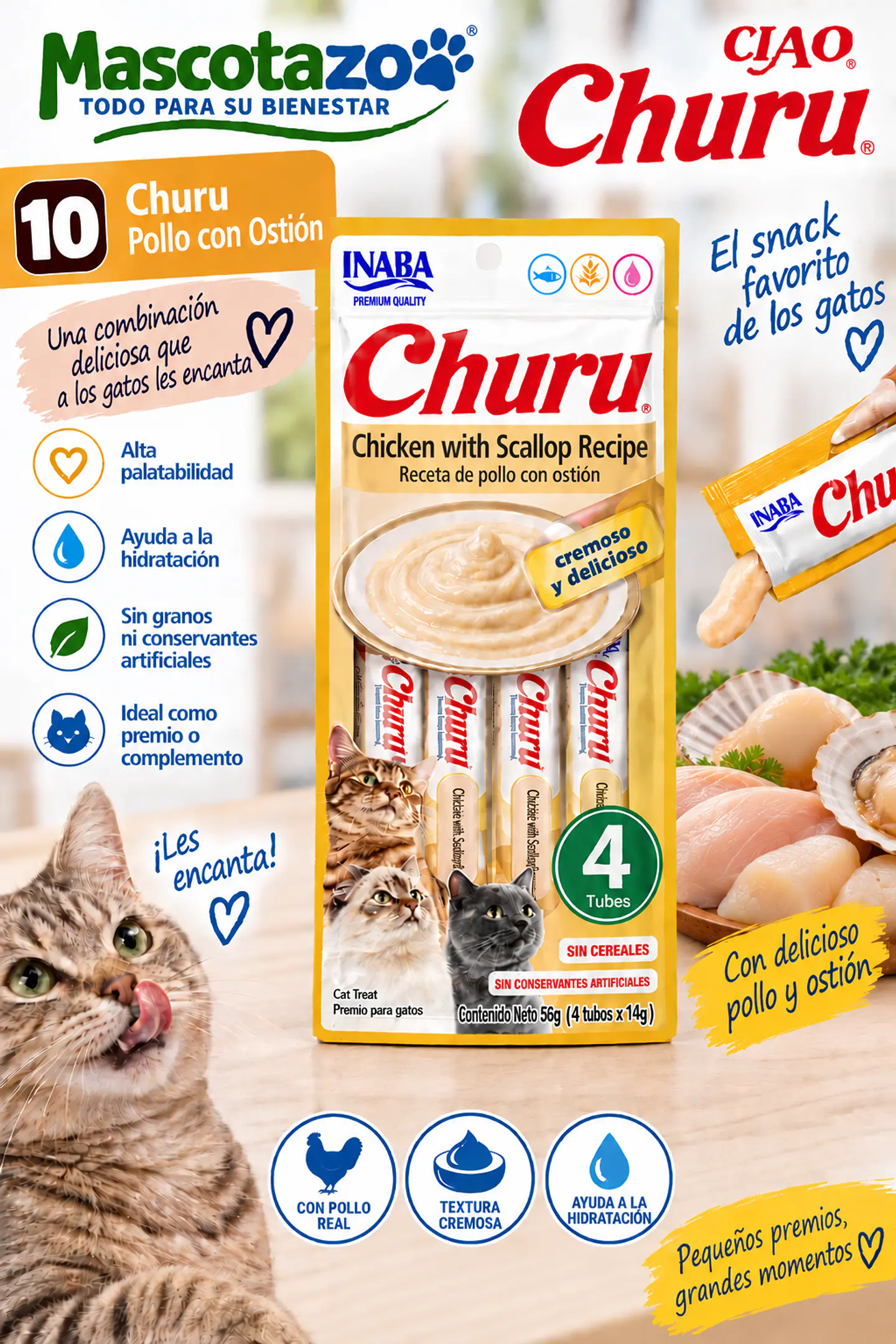Churu Pollo Ostion 1