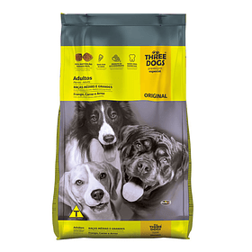 Three Dogs Perro Adulto Mediano y Grande 20 Kg