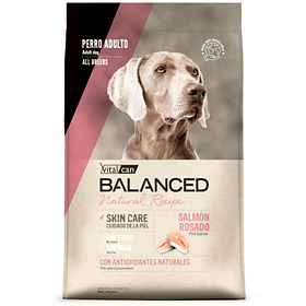 Vitalcan Balanced perro salmón rosado 15 Kg Natural Recipe